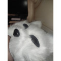 Эротическая маска кошка, белая